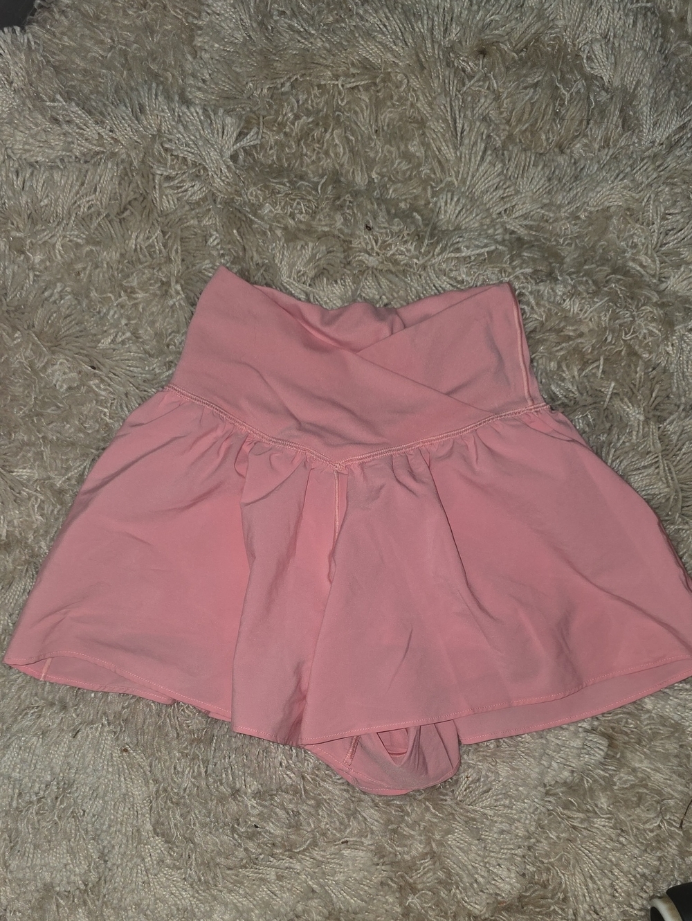 Offline By aerie Pink High-Waist Athletic Skort